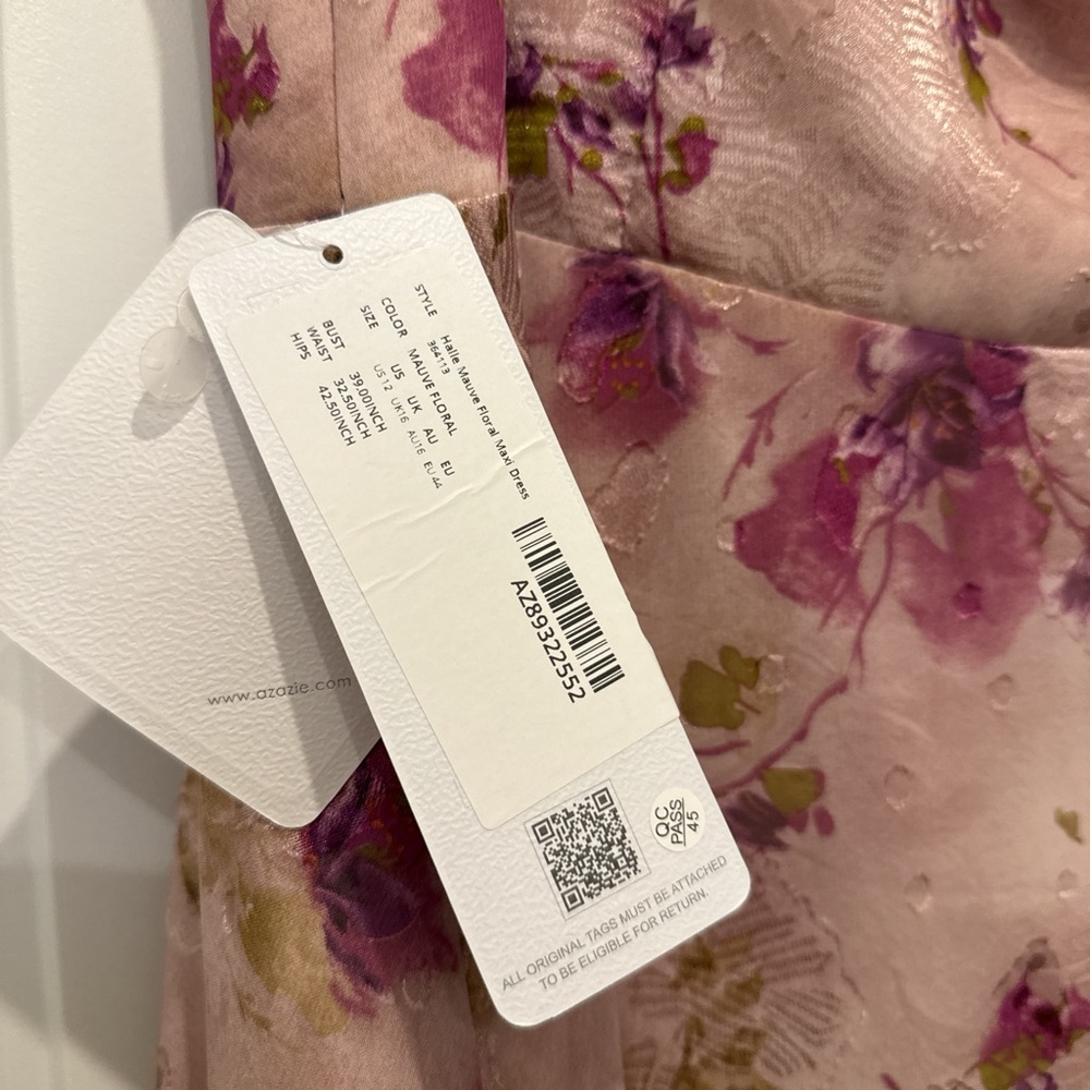 Floral Pink and Purple Dress